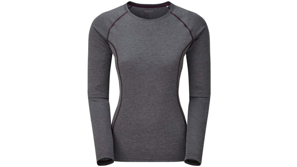 Montane Dart Long Sleeve T-Shirt - Womens, Nordic Grey, Medium, FDLTSNOGM09