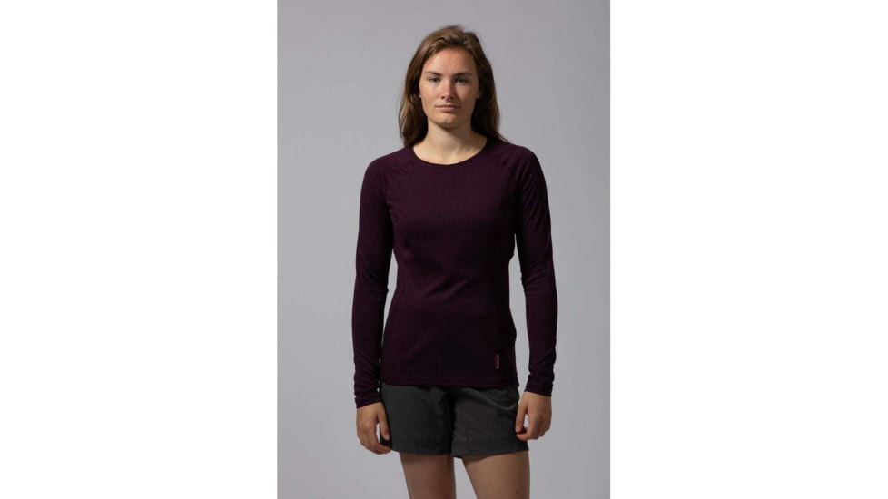Montane Dart Long Sleeve T-Shirt - Womens, Saskatoon Berry, Medium, FDLTSSASM09