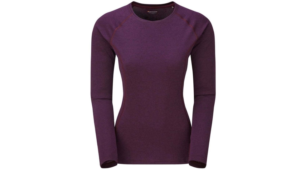 Montane Dart Long Sleeve T-Shirt - Womens, Saskatoon Berry, Medium, FDLTSSASM09