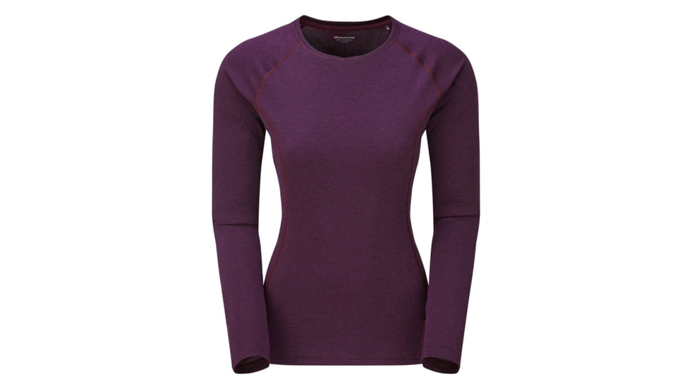 Montane Dart Long Sleeve T-Shirt - Womens, Saskatoon Berry, Large, FDRLSSASN12