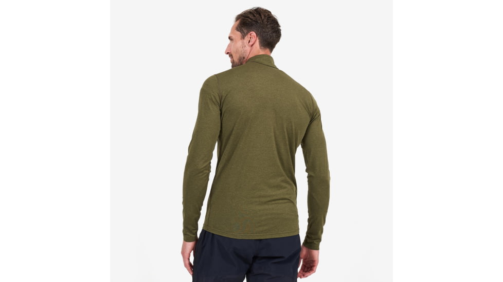 Montane Dart Thermo Zip Neck - Mens, Kelp Green, Medium, MDTZNKELM12
