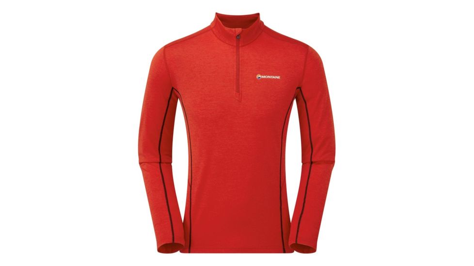 Montane Dart Zip-Neck - Mens, Alpine Red, Medium, MDAZNALPM07