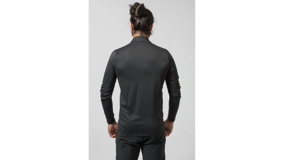 Montane Dart Zip-Neck - Mens, Black, Small, MDAZNBLAB08