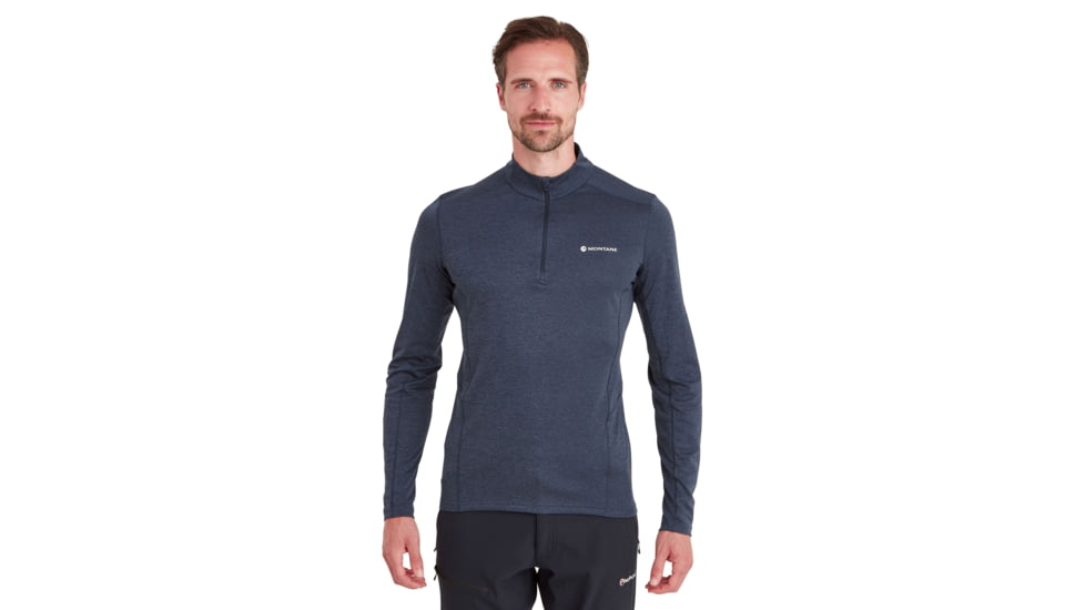 Montane Dart Zip Neck - Mens, Eclipse Blue, Large, MDRZNECLN14