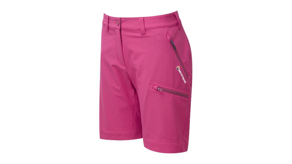 Montane Dyno Stretch Short - Women's-French Berry/Antarctic Blue-12