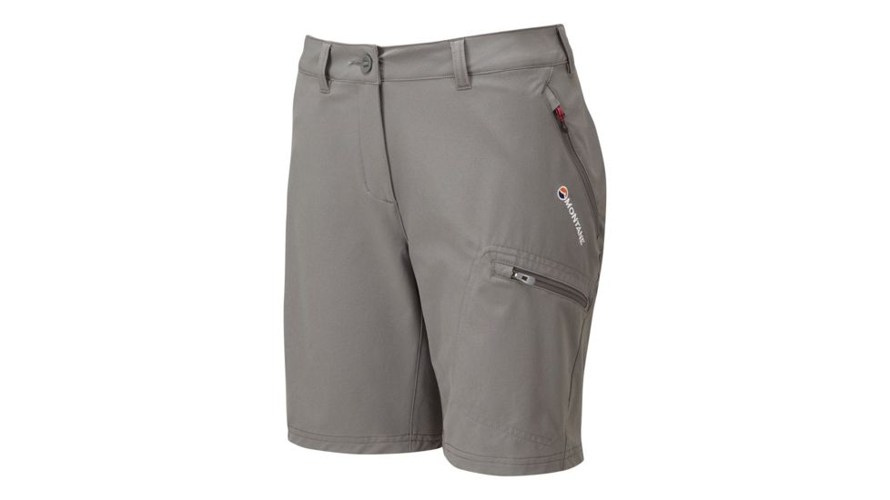 Montane Dyno Stretch Shorts - Womens, Mercury, Extra Small, FDSSHMERA07