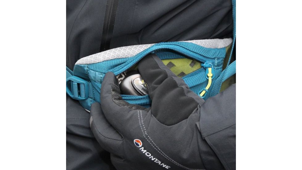 Montane Featherlite 30 Pack-Zanskar Blue/Wild Lime-S/M