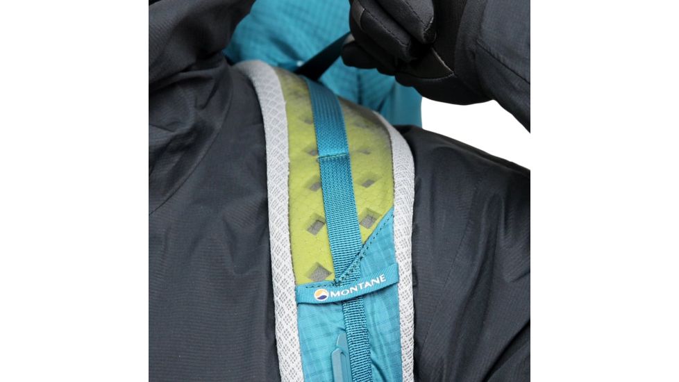Montane Featherlite 30 Pack-Zanskar Blue/Wild Lime-S/M