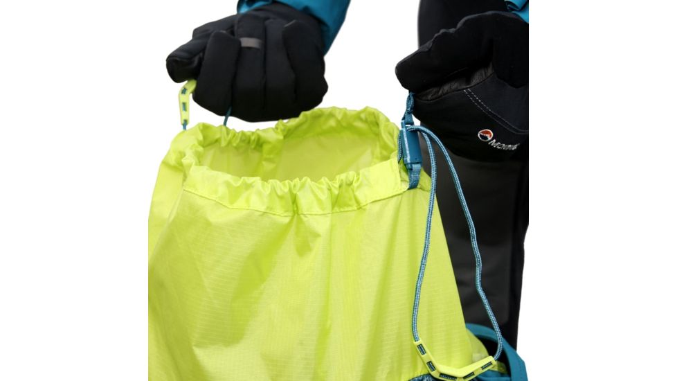 Montane Featherlite 30 Pack-Zanskar Blue/Wild Lime-S/M