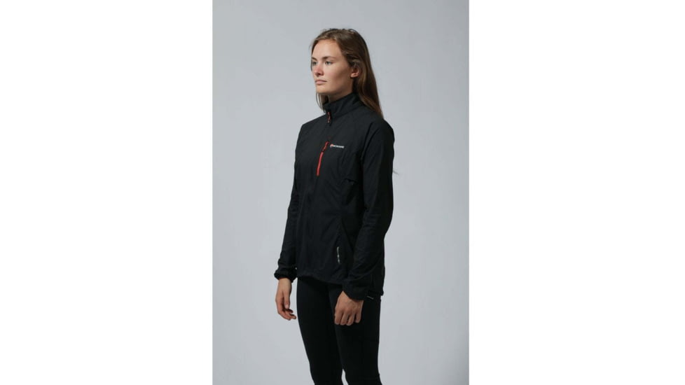 Montane Featherlite Trail Jacket - Womens, Black, Small, FFTJABLAB09
