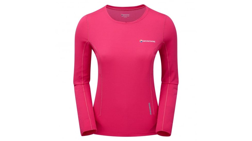 Montane Fem Claw Long Sleeve T, Dolomite Pink, UK8/US6/EUR34, FCLLSDOLA5