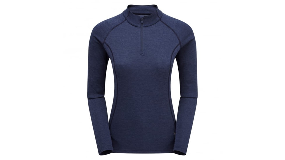Montane Fem Dart Zip-Neck, Antarctic Blue, UK8/US6/EUR34, FDAZNANTA5