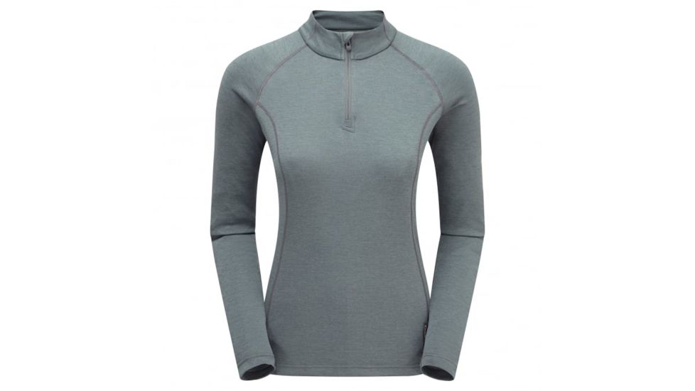 Montane Fem Dart Zip-Neck, Stratus Grey, UK16/US14/EUR42, FDAZNSTRX5