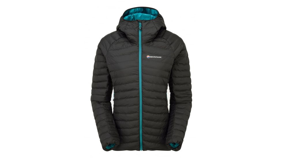 Montane Fem Phoenix Jacket, Black, UK8/US6/EUR34 FPHJABLAA4