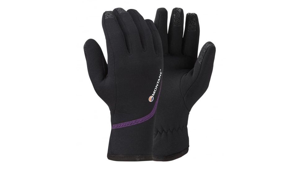 Montane Fem Powerstretch Pro Glove, Black, XS GFPSPBLAA0