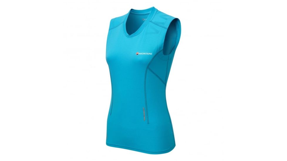 Montane Fem Snap Tank, Cerulean Blue, UK8/US6/EUR34, FSNTACERA5