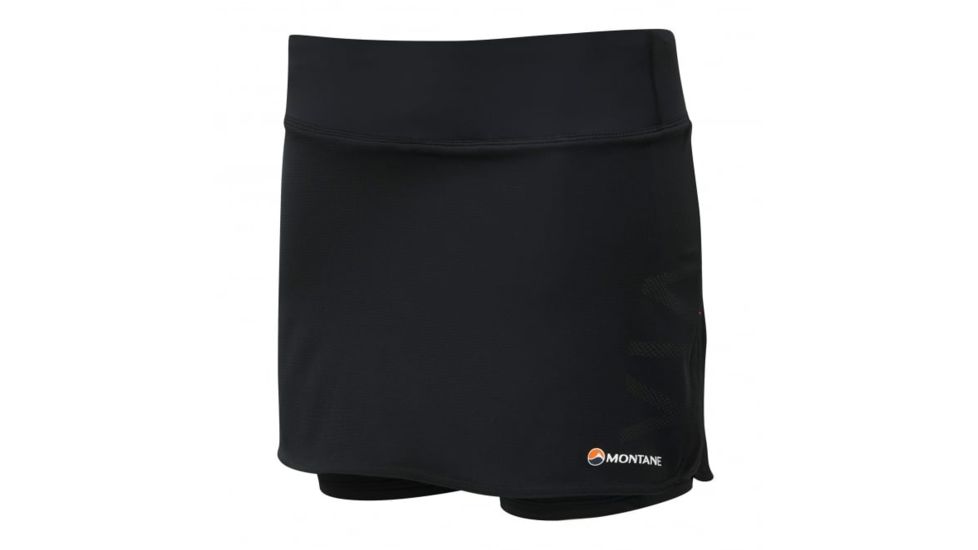 Montane Fem Trail 2Sk Skort, Black, UK10/US8/EUR36, F2SKSBLAB5