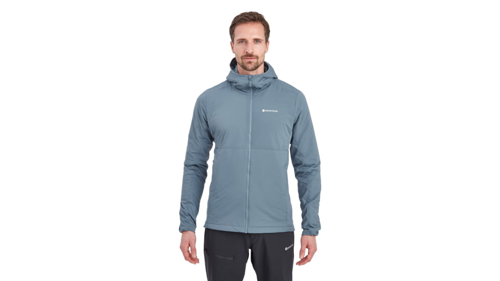 Montane Fireball Lite Hoodie - Mens, Stone Blue, Extra Large, MFBLHSTBX16