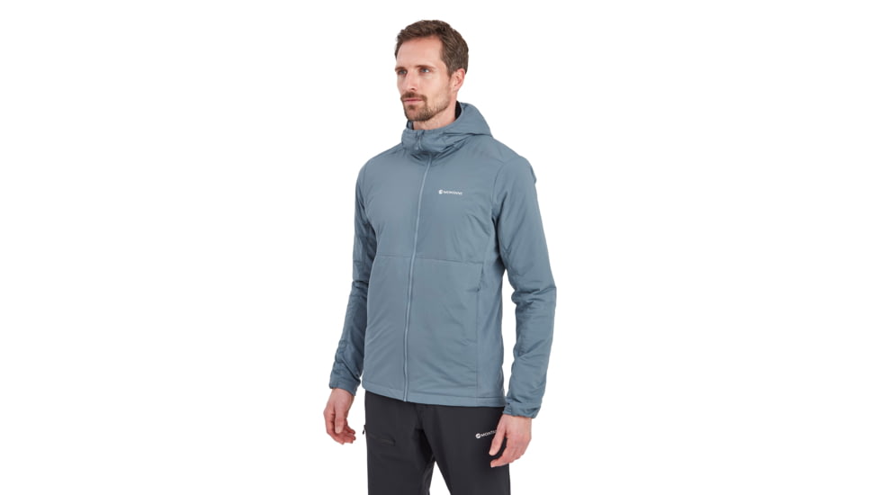 Montane Fireball Lite Hoodie - Mens, Stone Blue, Extra Large, MFBLHSTBX16