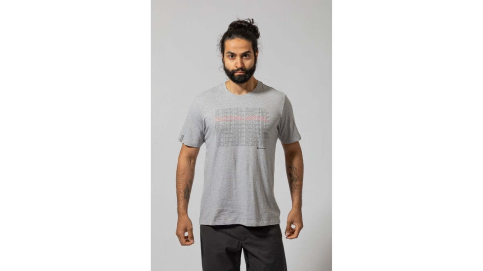Montane Further Faster T-Shirt - Mens, Grey Marl, Large, MFUFTGRMN09