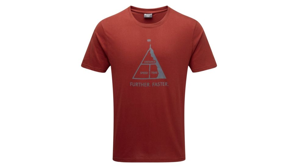 Montane Further Faster T-Shirt, Redwood, L, MFFTSRWDN5