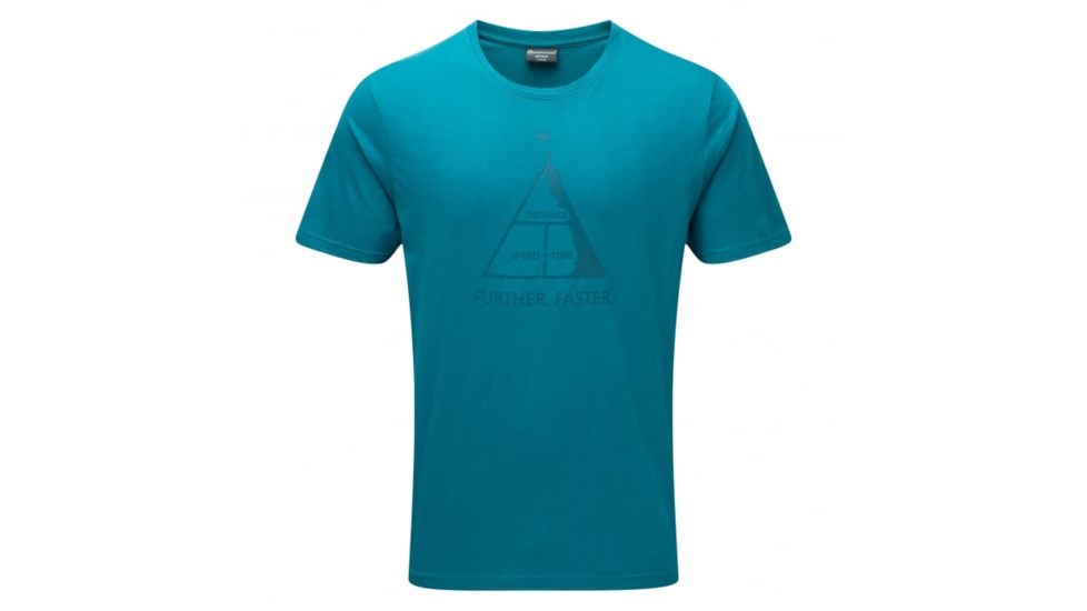 Montane Further Faster T-Shirt, Zanskar Blue, XXL, MFFTSZANZ5