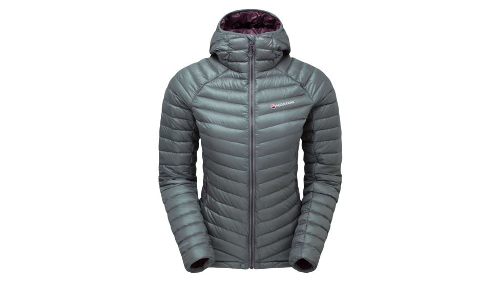 Montane Future Lite Hoodie - Womens, Stratus Grey, Extra Small, FFLHOSTRA6