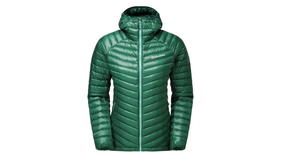 Montane Future Lite Hoodie - Womens, Wakame Green, Extra Small, FFLHOWAKA08