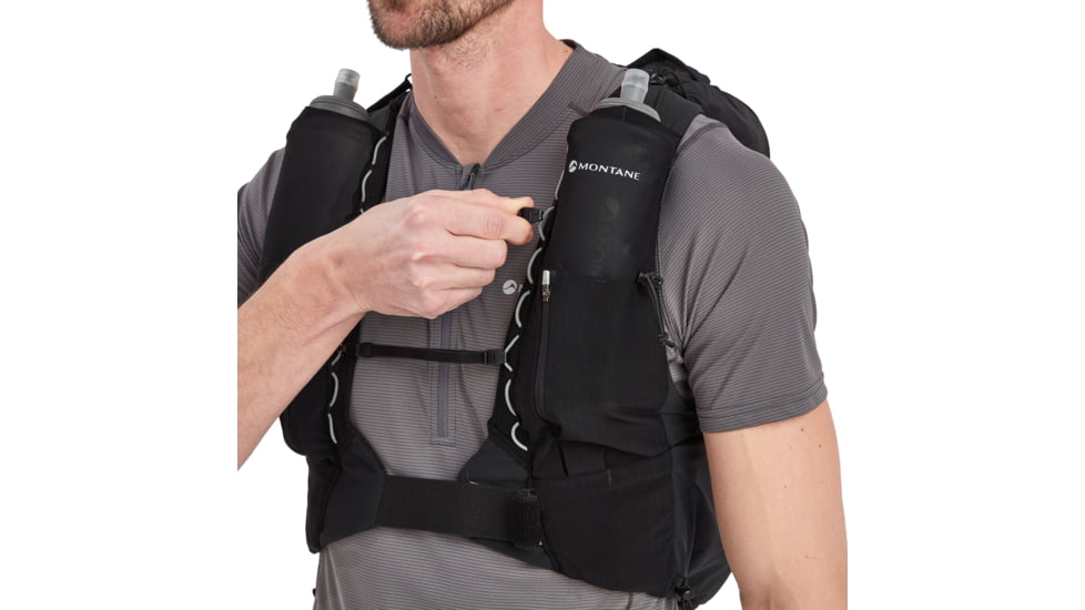 Montane Gecko VP 20 + Vests, Black, Small, PGP20BLAB15