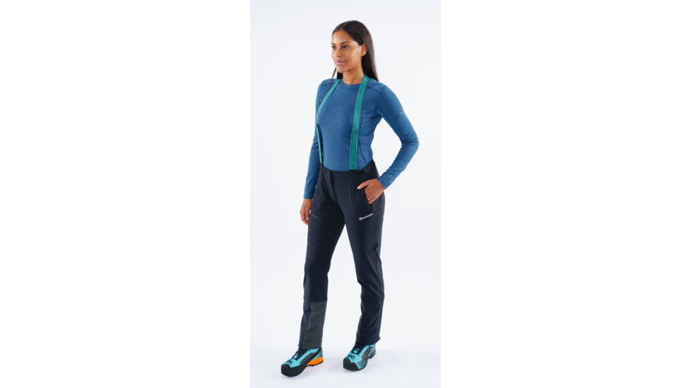 Montane Gradient Pants, Regular Inseam - Womens, Black, UK10/EUR36/US6/S, FGDPRBLAB10