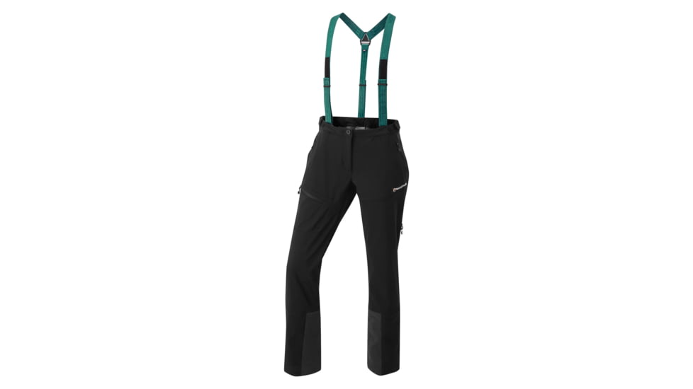 Montane Gradient Pants, Regular Inseam - Womens, Black, UK10/EUR36/US6/S, FGDPRBLAB10