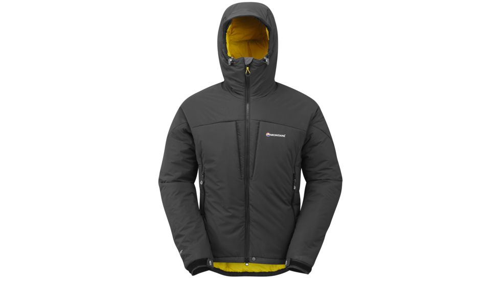 Montane Ice Guide Jacket - Mens-Black/Cadmium-Medium
