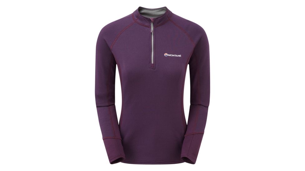 Montane Iridium Hybrid Pull-On Jacket - Womens, Sask Berry, Small, FIHPOSASB6