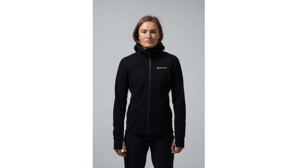 Montane Lyra Hoodie - Womens, Black, Large, FLYHOBLAN08