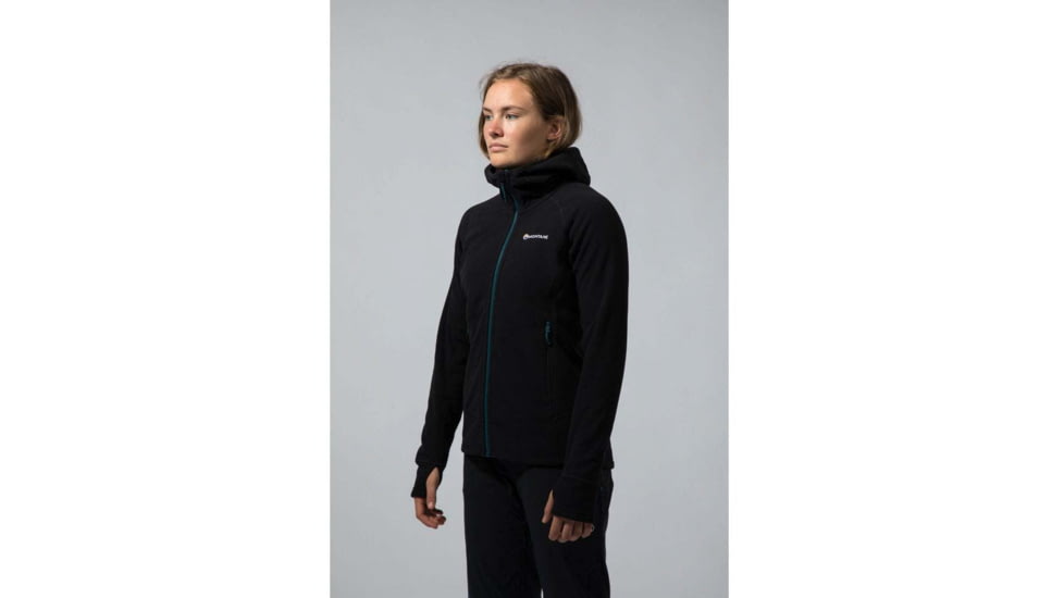 Montane Lyra Hoodie - Womens, Black, Large, FLYHOBLAN08