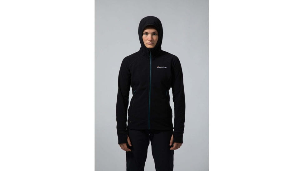 Montane Lyra Hoodie - Womens, Black, Large, FLYHOBLAN08