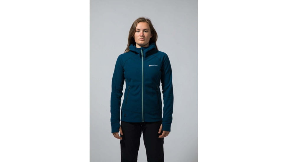 Montane Lyra Hoodie - Womens, Narwhal Blue, Small, FLYHONARB08