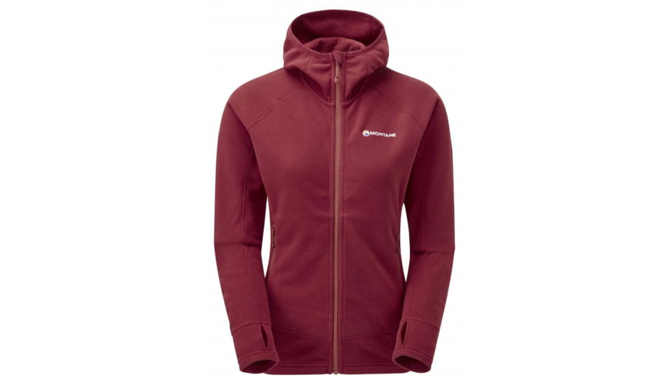 Montane Lyra Hoodie - Womens, Tibetan Red, Large, FLYHOTIBN08
