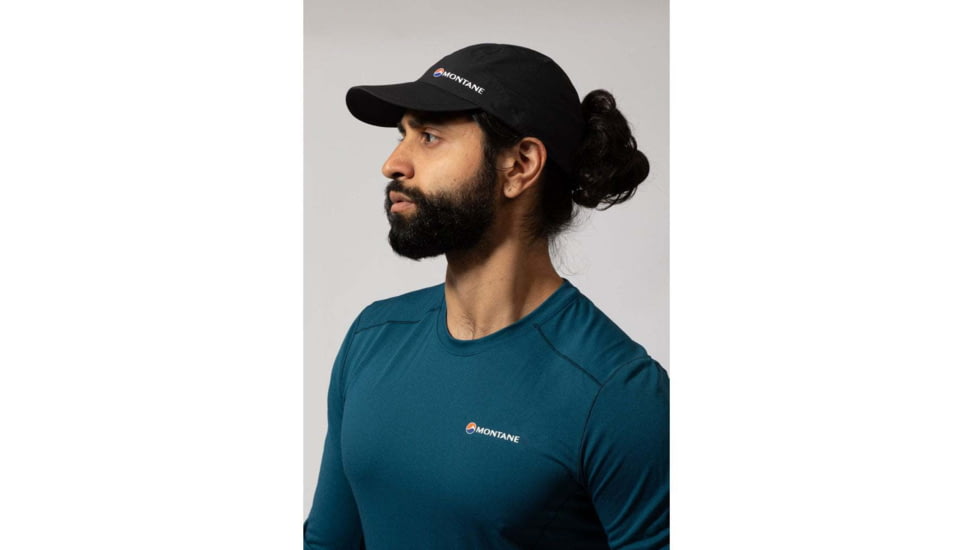 Montane Minimus Stretch Ultra Cap, Black, One Size, HMSUCBLAO09