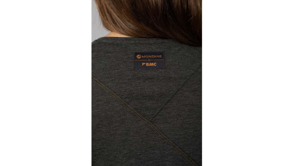 Montane Mono Long Sleeve T-Shirt - Womens, Charcoal, Extra Small, FMNLSCHAA09
