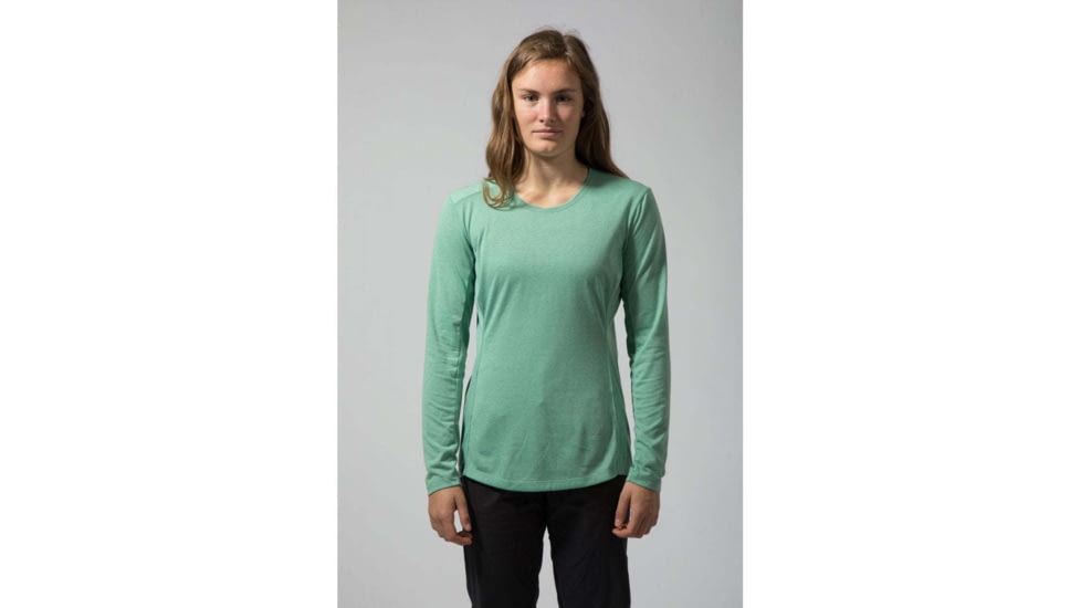 Montane Mono Long Sleeve T-Shirt - Womens, Matcha Green, Extra Large, FMNLSMATX09