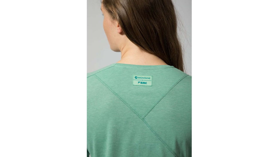 Montane Mono Long Sleeve T-Shirt - Womens, Matcha Green, Extra Large, FMNLSMATX09