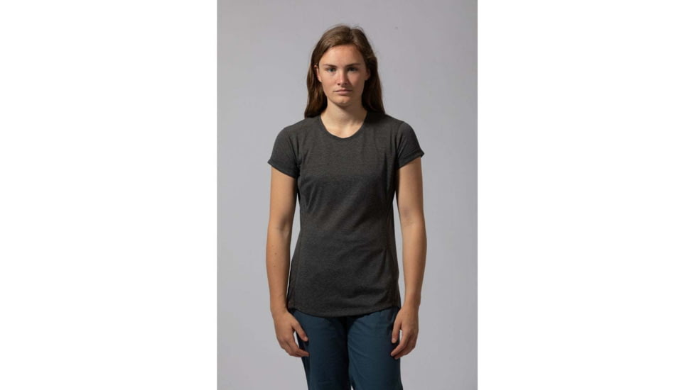Montane Mono T-Shirt - Womens, Charcoal, Small, FMNTSCHAB09