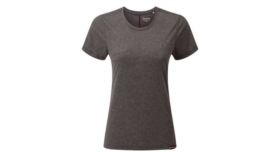 Montane Neon Featherlite Clothing T-Shirt - Womens, Charcoal, Small, FNFCTCHAB07