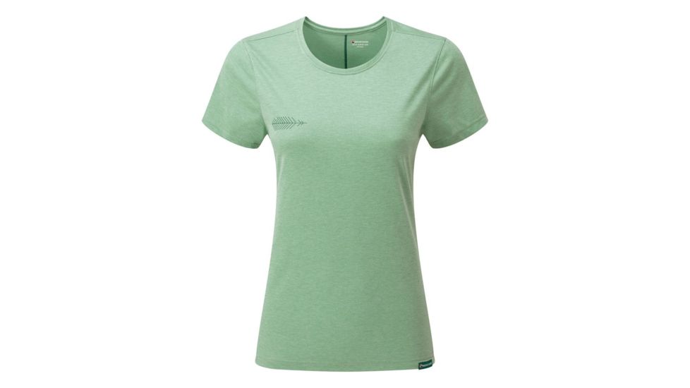 Montane Neon Featherlite Clothing T-Shirt - Womens, Matcha Green, Medium, FNFCTMATM07