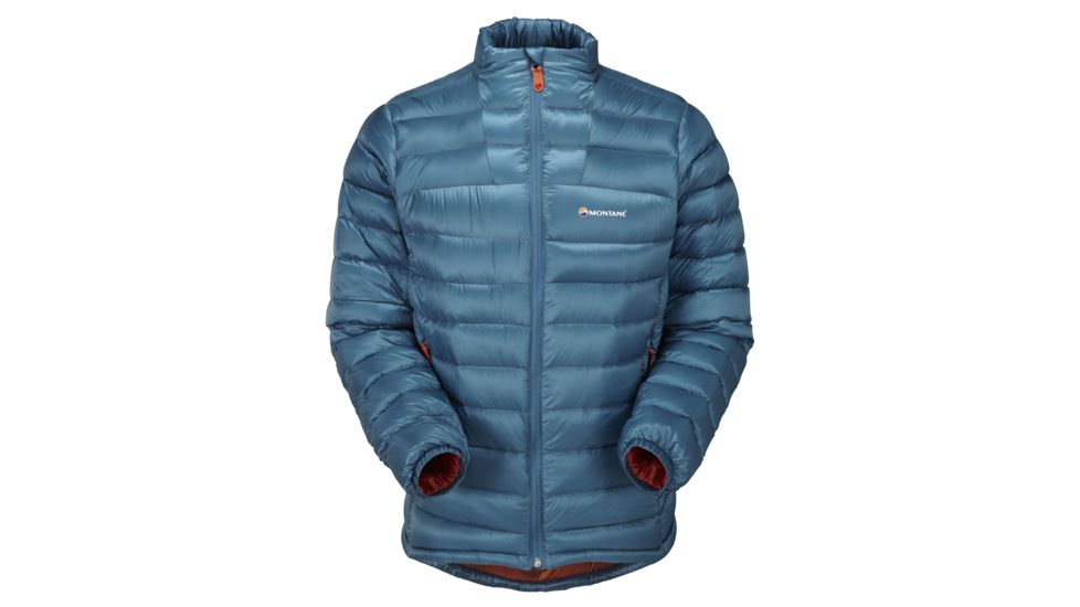 Montane Nitro Jacket - Men's-Moroccan Blue/Burnt Orange-X-Large