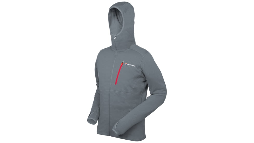 Montane Power Up Hoodie, Stratus Grey, XXL MPUHOSTRZ2