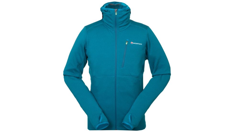 Montane Power Up Hoodie, Zanskar Blue, XL MPUHOZANX2