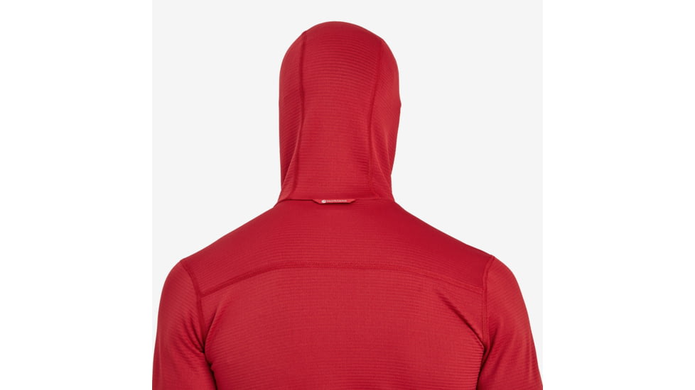 Montane Protium Lite Hooded Pull On Fleece - Men's, Extra Large, Acer Red, MPRLHACRX15