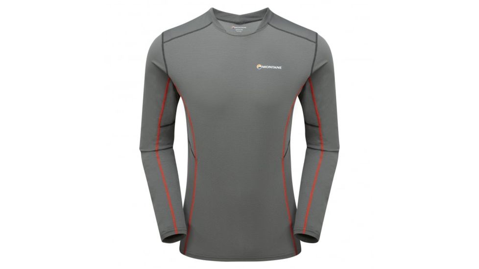 Montane Razor Long Sleeve T-Shirt, Shadow, S, MRLSTSHAB5